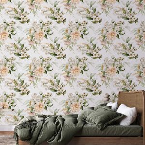 Tapisserie murale - Flowers in the Clouds