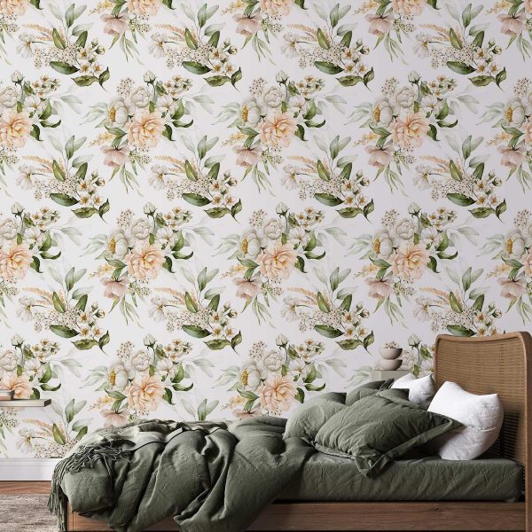 Tapisserie murale - Flowers in the Clouds