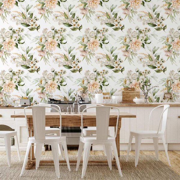 Tapisserie murale - Flowers in the Clouds