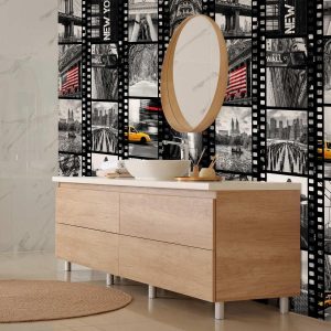 Tapisserie murale - NY - Diversity (collage)