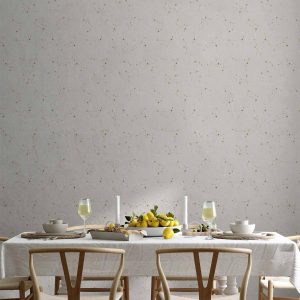 Tapisserie murale - Star Map - Delicate Constellations in Warm Shades
