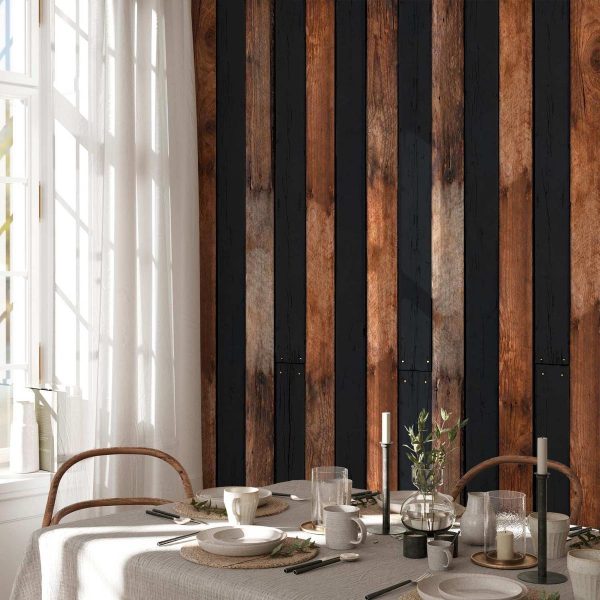 Tapisserie murale - Wooden duo