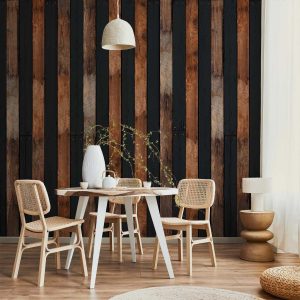 Tapisserie murale - Wooden duo