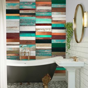 Tapisserie murale - Wooden structure