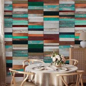 Tapisserie murale - Wooden structure