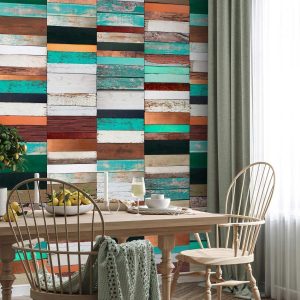 Tapisserie murale - Wooden structure